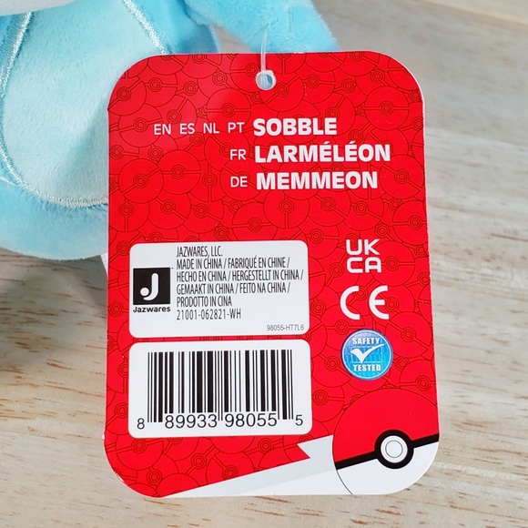 Pokemon SOBBLE 8" Plush 2021 UltraSoft Collectible 100% Genuine Jazwares - Picture 11 of 11